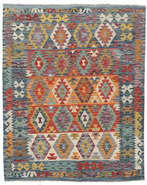 Tapete Oriental Kilim Afegão Old Style 155X196 Cinzento/Bege (Lã, Afeganistão)