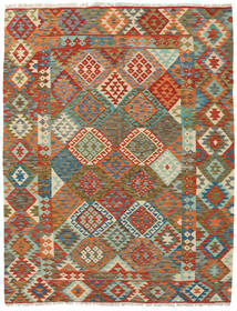  191X240 Kelim Afghan Old Style Teppe Ull, Carpetvista