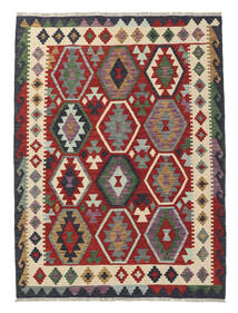  123X171 Pequeno Kilim Afegão Old Style Tapete Lã, Carpetvista