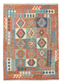  Kilim Afghan Old Style Rug 127X178 Wool Grey/Beige Small Carpetvista