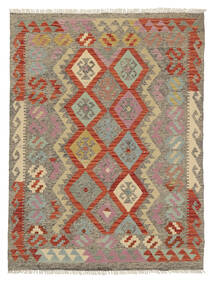  130X174 Petit Kilim Afghan Old Style Tapis Laine, Carpetvista