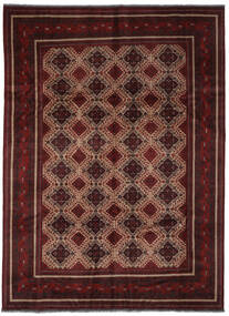  Afghan Khal Mohammadi Matot 255X345 Villamatto Tummanpunainen/Ruskea Suuri Matto Carpetvista