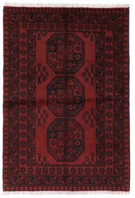  100X146 Afghan Fine Matta Mörkröd/Röd Afghanistan Carpetvista