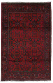 絨毯 オリエンタル アフガン Khal Mohammadi 126X195 ダークレッド (ウール, アフガニスタン)