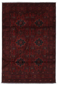 132X199 絨毯 アフガン Khal Mohammadi オリエンタル ダークレッド (ウール, アフガニスタン) Carpetvista