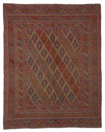 210X276 絨毯 オリエンタル キリム ゴルバリヤスタ ダークレッド/茶色 (ウール, アフガニスタン) Carpetvista