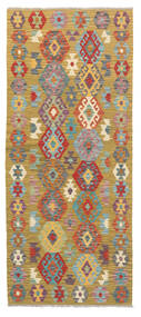 85X200 絨毯 オリエンタル キリム アフガン オールド スタイル 廊下 カーペット オレンジ/グレー (ウール, アフガニスタン) Carpetvista