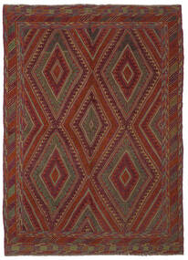 200X285 絨毯 オリエンタル キリム ゴルバリヤスタ ダークレッド/ブラック (ウール, アフガニスタン) Carpetvista