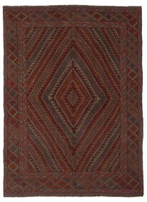  Orientalsk Kelim Golbarjasta Teppe 203X283 Svart/Mørk Rød Ull, Afghanistan Carpetvista