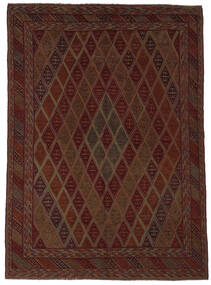 206X280 Kilim Golbarjasta Rug Oriental Black (Wool, Afghanistan) Carpetvista