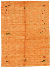  Gabbeh Loom Frame 140X200 Wollteppich Orange Klein Carpetvista