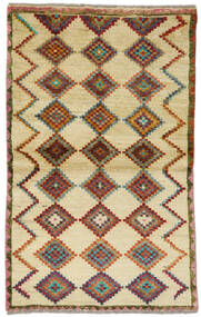 絨毯 Moroccan Berber - Afghanistan 89X144 茶色/ベージュ (ウール, アフガニスタン)