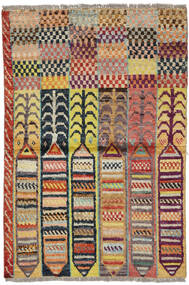  Moroccan Berber - Afghanistan 88X132 Tappeto Di Lana Beige/Giallo Piccolo Carpetvista
