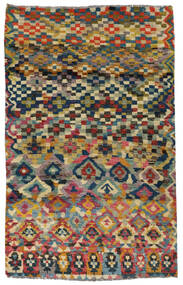  Moroccan Berber - Afghanistan 117X182 ウール 絨毯 茶色/ダークグレー 小 Carpetvista