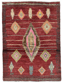 Moroccan Berber - Afghanistan Rug 89X122 Red/Dark Red Wool, Afghanistan Carpetvista