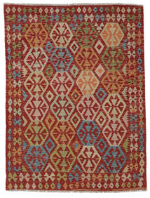  Kelim Afghan Old Style Vloerkleed 148X195 Wol Rood/Oranje Klein Carpetvista