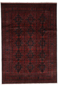  Afghan Khal Mohammadi Rug 201X293 Black/Dark Red Carpetvista