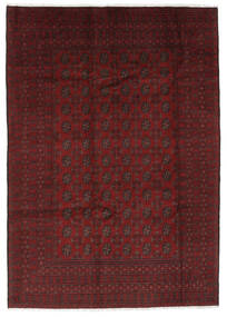  194X276 Medallion Afghan Fine Rug Wool, Carpetvista