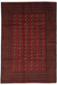  201X286 Medallion Afghan Fine Rug Wool, Carpetvista