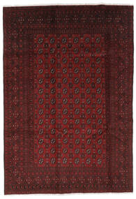  196X285 Medallion Afghan Fine Rug Wool, Carpetvista