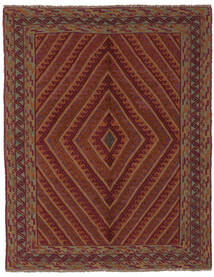 145X185 Tapis D'orient Kilim Golbarjasta Rouge Foncé/Marron (Laine, Afghanistan) Carpetvista