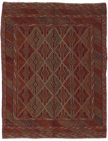  Kilim Golbarjasta Rug 150X197 Wool Black/Brown Small Carpetvista