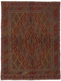 146X192 絨毯 キリム ゴルバリヤスタ オリエンタル ブラック/茶色 (ウール, アフガニスタン) Carpetvista