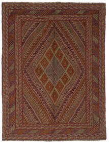 142X185 Kilim Golbarjasta Rug Oriental Brown/Black (Wool, Afghanistan) Carpetvista