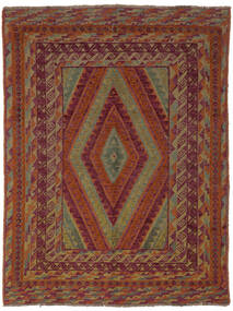 148X190 Kelim Golbarjasta Teppich Orientalischer Dunkelrot/Braun (Wolle, Afghanistan) Carpetvista