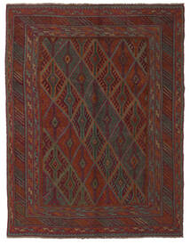 Kilim Golbarjasta Rug 150X190 Wool Black/Dark Red Small Carpetvista