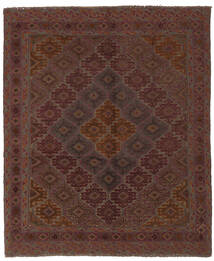  Kilim Golbarjasta Rug 157X190 Wool Black/Brown Small Carpetvista