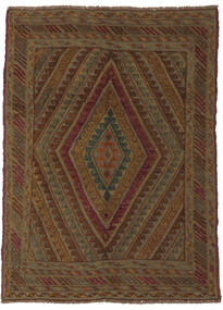 137X180 絨毯 キリム ゴルバリヤスタ オリエンタル ブラック/茶色 (ウール, アフガニスタン) Carpetvista