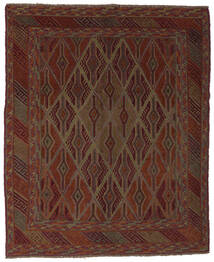  Kilim Golbarjasta Rug 155X190 Wool Black/Brown Small Carpetvista
