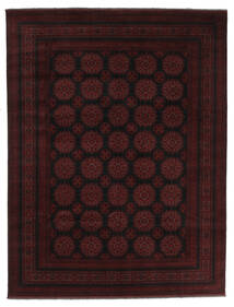 297X390 Afghan Khal Mohammadi Rug Oriental Black Large (Wool, Afghanistan) Carpetvista