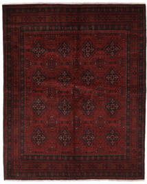  Itämainen Afghan Khal Mohammadi Matot Matto 169X219 Musta/Tummanpunainen Villa, Afganistan Carpetvista