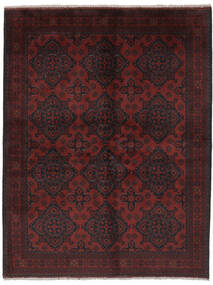  Oriental Afghan Khal Mohammadi Rug 147X195 Black/Dark Red Wool, Afghanistan Carpetvista