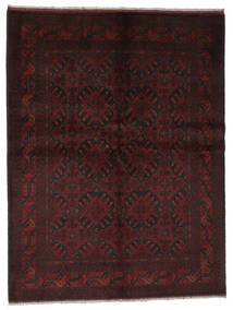  Itämainen Afghan Khal Mohammadi Matot Matto 149X198 Musta/Tummanpunainen Villa, Afganistan Carpetvista
