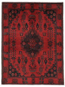  150X202 Afghan Khal Mohammadi Matot Matto Tummanpunainen/Musta Afganistan Carpetvista