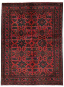  Oriental Afghan Khal Mohammadi Rug 149X200 Black/Dark Red Wool, Afghanistan Carpetvista