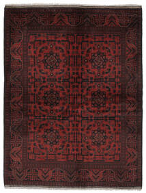 148X191 絨毯 オリエンタル アフガン Khal Mohammadi ブラック/ダークレッド (ウール, アフガニスタン) Carpetvista