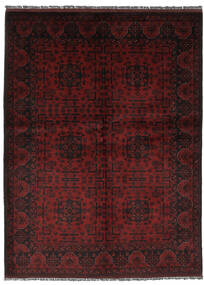  Oriental Afghan Khal Mohammadi Rug 147X197 Black/Dark Red Wool, Afghanistan Carpetvista