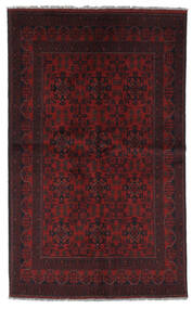  Afghan Khal Mohammadi Matot 121X195 Villamatto Musta/Tummanpunainen Pieni Matto Carpetvista