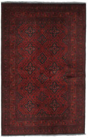 Afghan Khal Mohammadi Teppich 128X200 Schwarz/Dunkelrot Wolle, Afghanistan Carpetvista