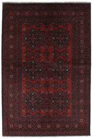 Tappeto Afghan Khal Mohammadi 126X194 Nero/Rosso Scuro (Lana, Afghanistan)