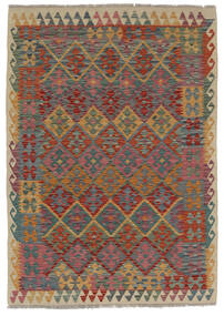  124X170 Klein Kelim Afghan Old Stil Teppich Wolle, Carpetvista