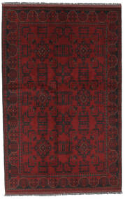 126X197 Alfombra Afghan Khal Mohammadi Oriental Negro/Rojo Oscuro (Lana, Afganistán) Carpetvista