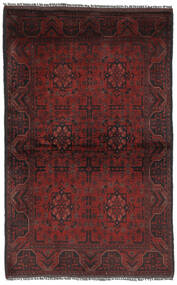 100X160 Afghan Khal Mohammadi Rug Oriental Black/Dark Red (Wool, Afghanistan) Carpetvista
