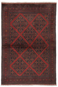  99X146 Afghan Khal Mohammadi Matot Matto Musta/Tummanpunainen Afganistan Carpetvista