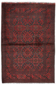  103X146 Afghan Khal Mohammadi Rug Black/Dark Red Afghanistan Carpetvista