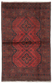  Afghan Khal Mohammadi 95X147 Ullmatta Mörkröd/Svart Liten Carpetvista